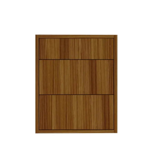 Meuble-lavabo suspendu Hot Cinnamon de 20 po à 2 tiroirs avec comptoir