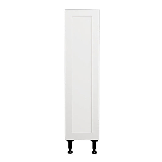 Armoire de cuisine blanche de style Shaker à 1 porte, 9L x 34 3/4 H x 24 po