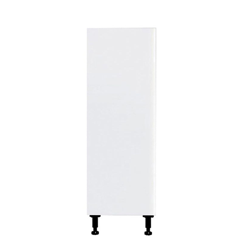 Glossy White Kitchen Base Cabinet 1 Door Unit 12 L x 34 3/4 H x 24 in