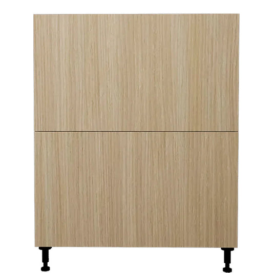 Natural Beauty Kitchen Base Cabinet 2 Drawers Unit 30 L x 34 3/4 H x 24 in.