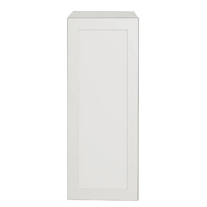 Shaker Matte White Kitchen Cabinet Upper 1 Door Unit 12 L x 36 H x 12 1/2  in
