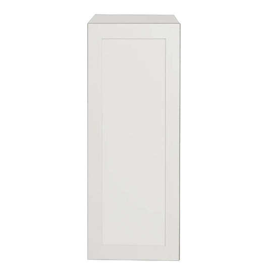 Armoire de cuisine blanche brillante à 1 porte supérieure 12 L x 36 H x 12 1/2  po