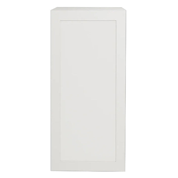 Shaker White Upper Kitchen Cabinet 1 Door 15 L x 30 H x 12.5 P in