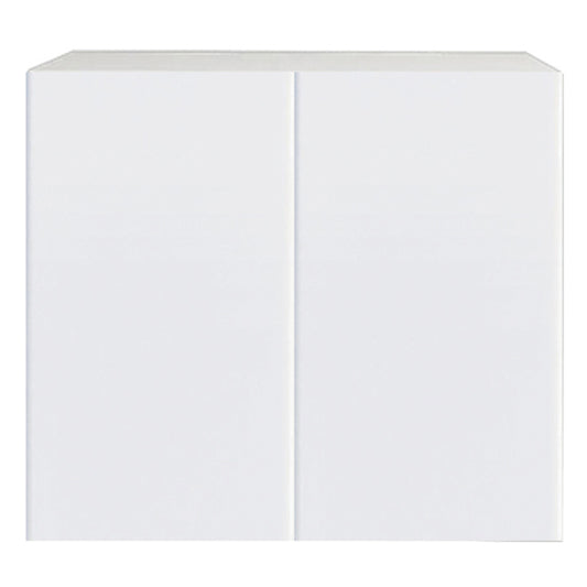 Glossy White Kitchen Cabinet Upper 2 Doors Unit 33 L x 36 H x 12 1/2 in