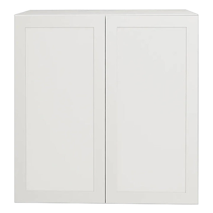 Armoire de cuisine supérieure blanche Shaker à 2 portes 33 L x 30 H x 12 1/2 po