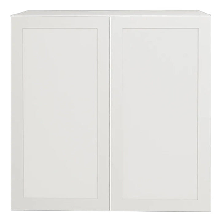 Meuble de cuisine supérieur blanc Shaker à 2 portes, 91 x 76 x 31 cm