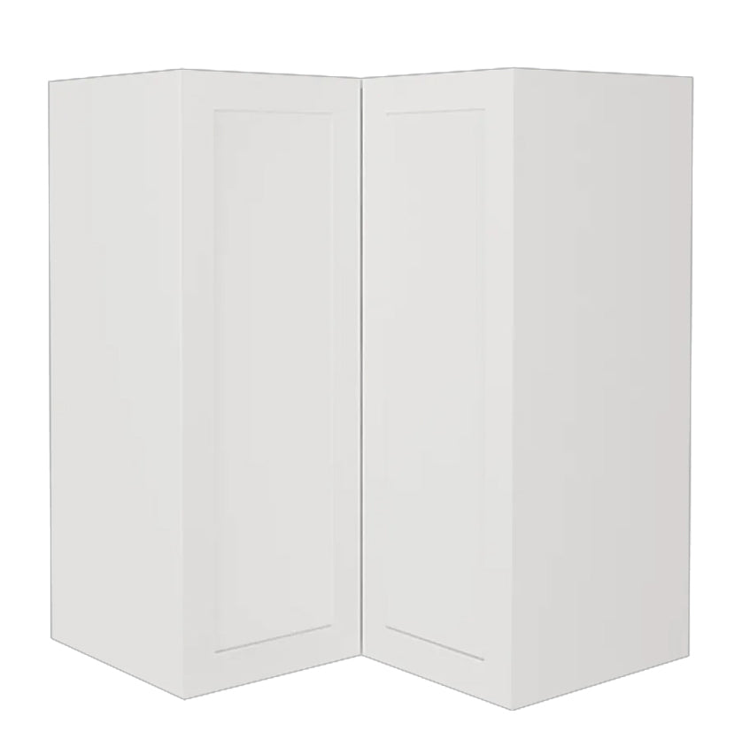 Armoire de cuisine coin supérieur blanc mat de style Shaker 24 L x 36 H x 12 ½ po