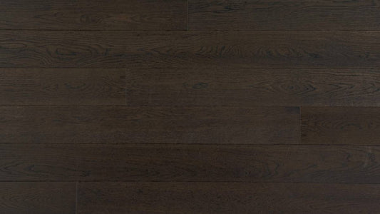 Plancher en bois d'ingénierie Chêne blanc américain Collection 6  Black Brown