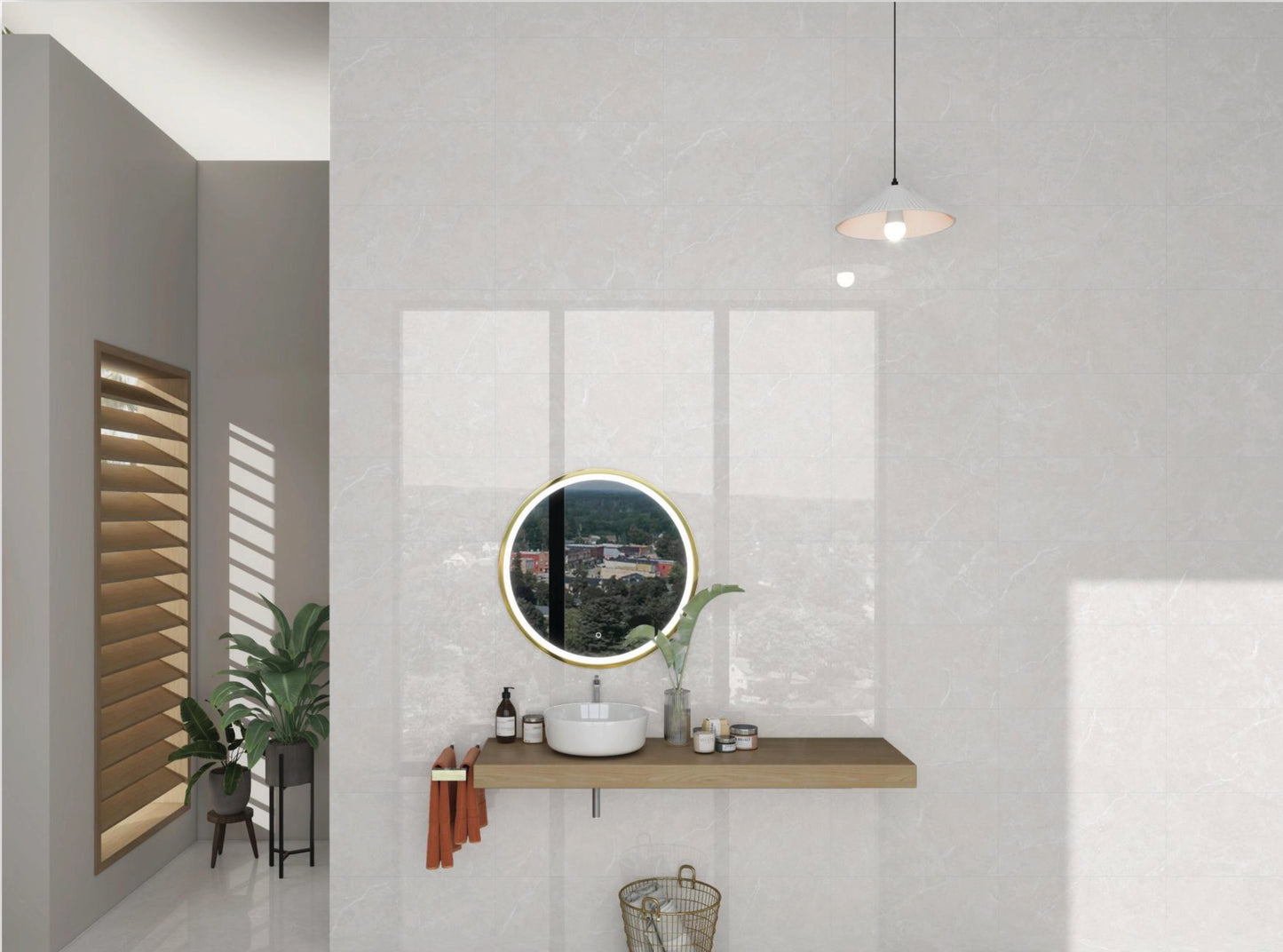 Porcelain Tile ARCADIA BIANCO Collection 3 Sizes 1 Color 2 Finishs