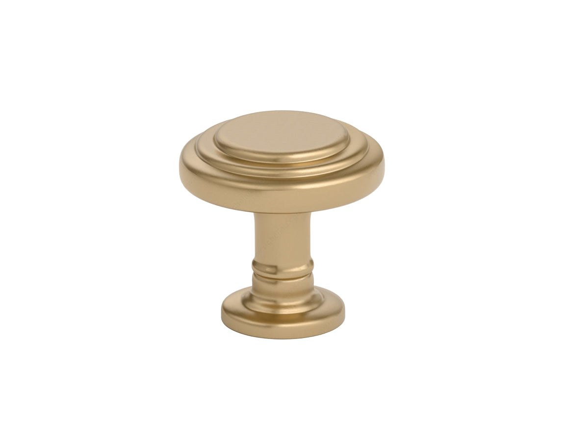 Traditional Metal Knob - 8818 Champagne Bronze Richelieu