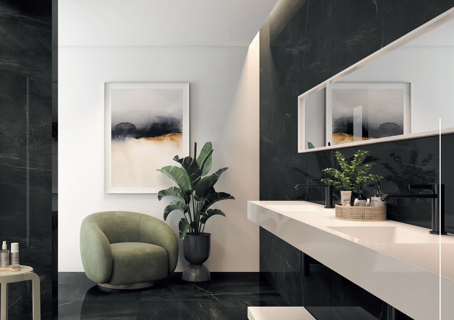 Porcelain Ceramic Tile - PRIS. MIND Collection available in 2 sizes, 2 colors and 1 finish