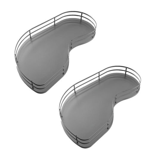 Étagères Flymoon 45 Galaxy Anthracite - Meuble d'angle à ouverture à gauche