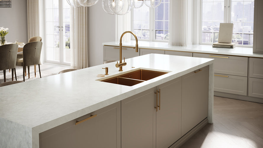 Countertop Quartz 2cm - 3cm LXHA Crystallo Vera 63x130 in
