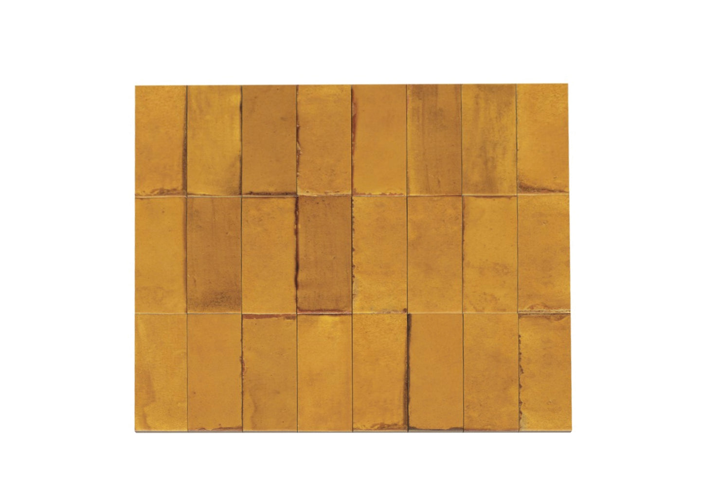Carreaux de porcelaine Collection Forme, Ocra, 3 x 8 po, brillant