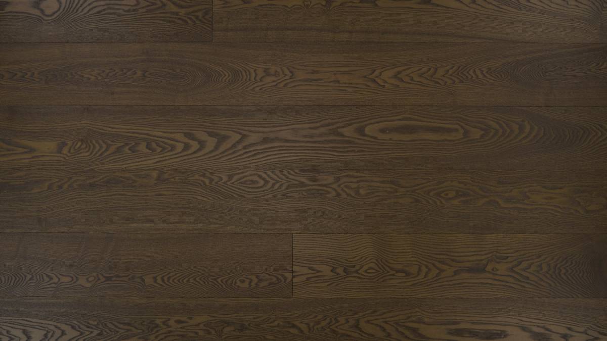 Plancher en bois d'ingénierie Européen White Ash 7 Collection - Night Owl