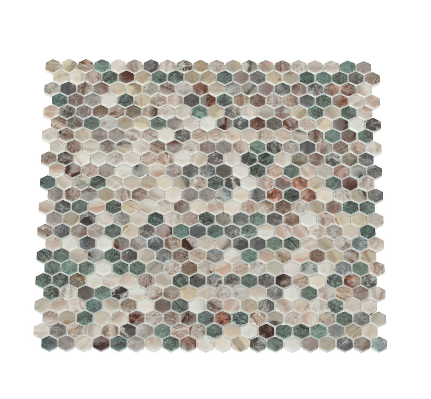 Collection de carreaux de porcelaine Hexacotta : 1 format, 3 couleurs, 2 finitions