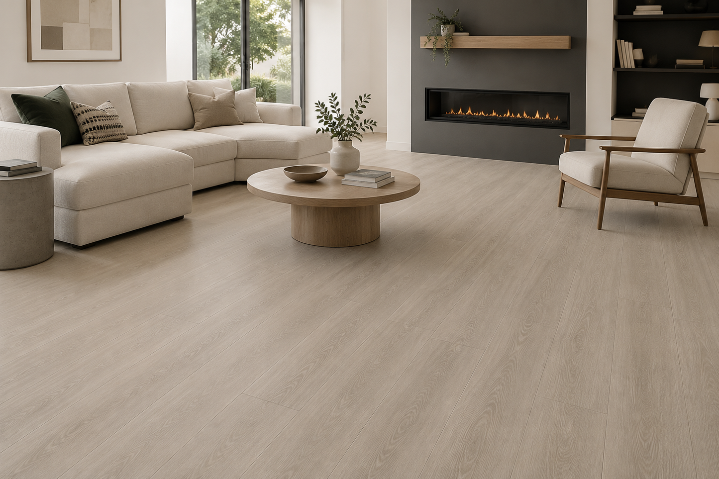 Vinyl Flooring click 6 mm, Collection, available in 1 size, 2 colors and 1 finish.