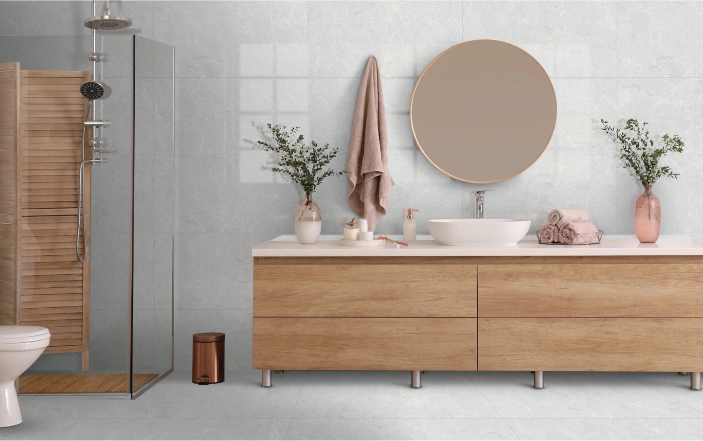 Porcelain Tile MEGMA STONE Collection 3 Sizes 1 Color 2 Finishs