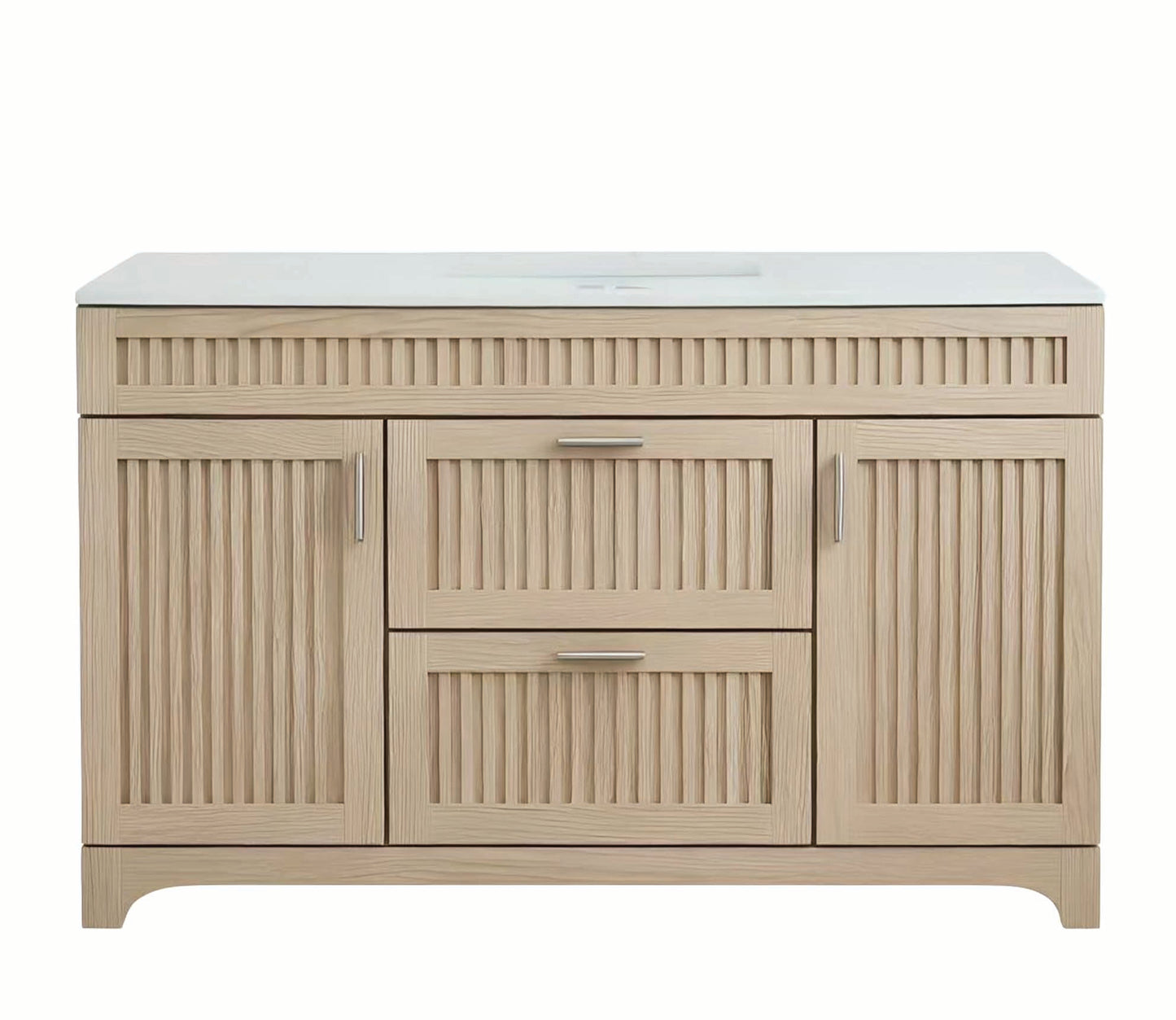 Vanity 48 in 2 Drawers 2 Doors With Countertop 2 Colors