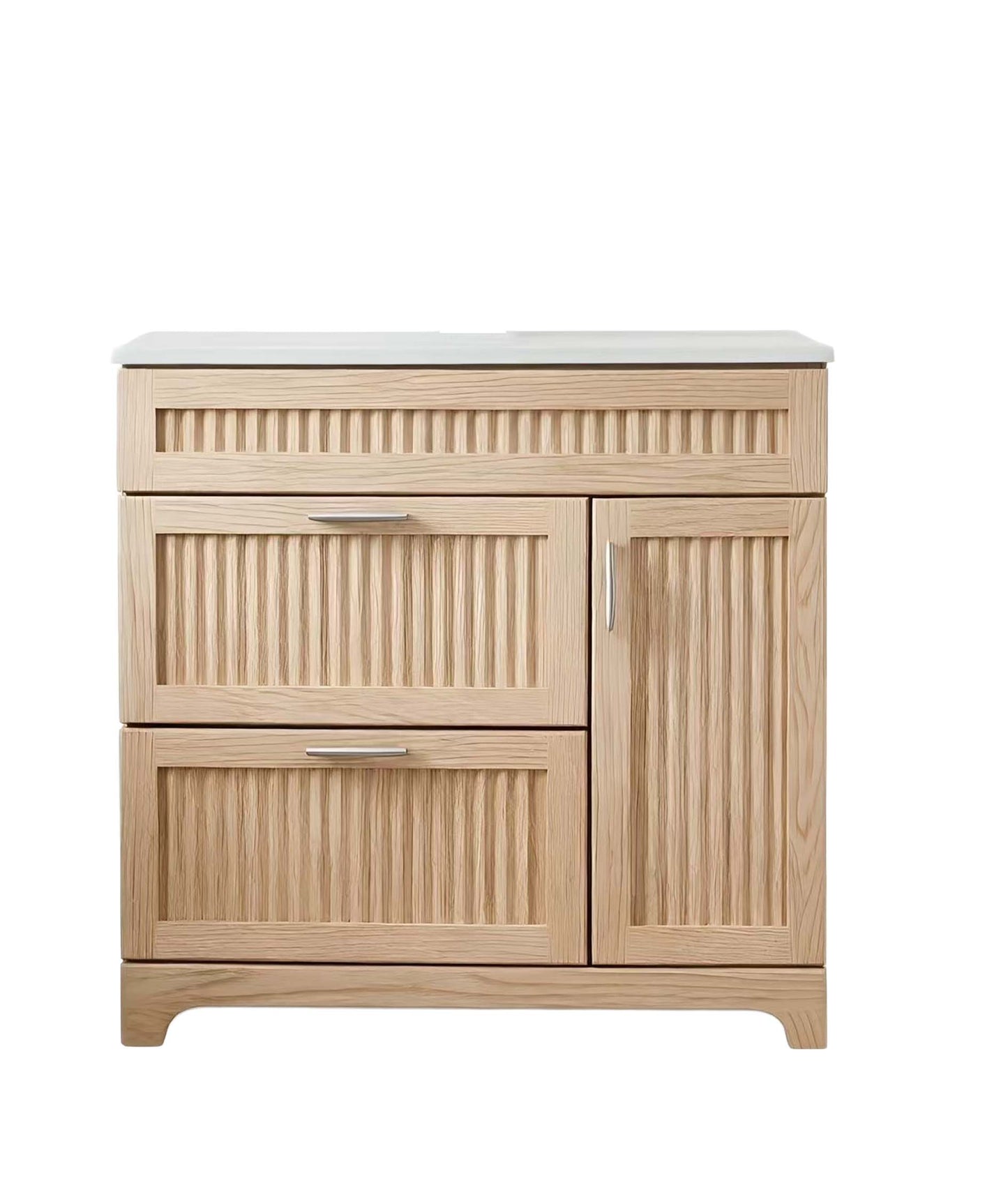 Vanity 36 in 2 Drawers 1 Door With Countertop 2 Colors