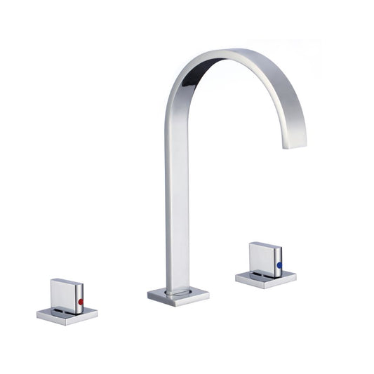 Robinet de lavabo à deux poignées Nortrends de 8 po à large entraxe, chrome