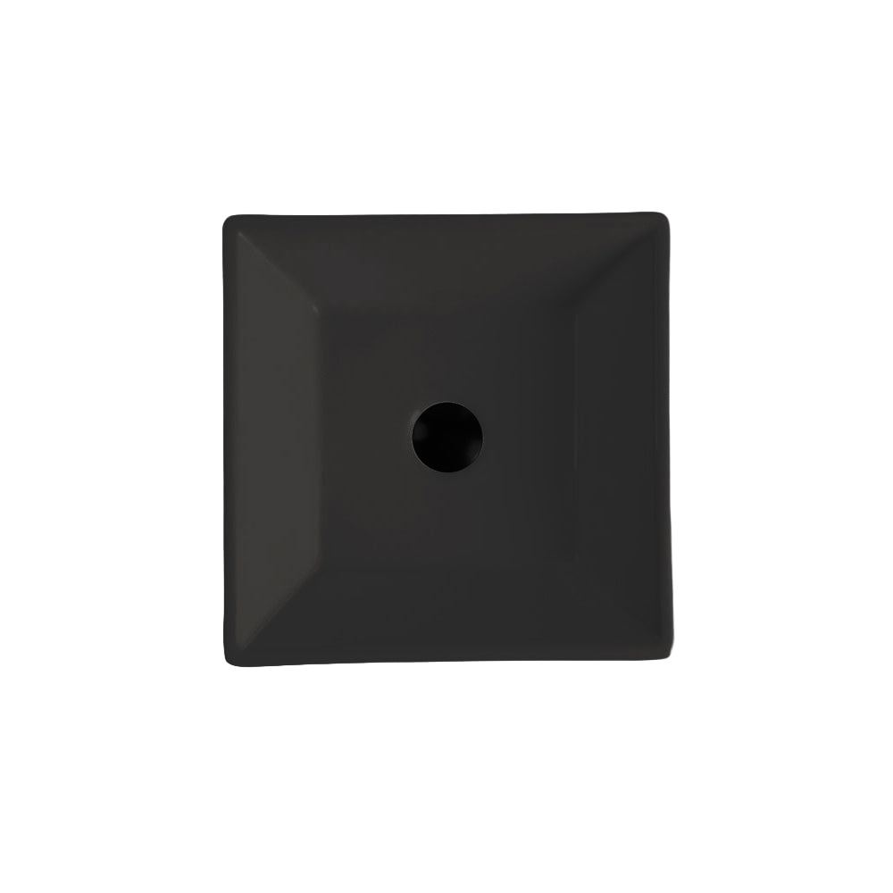 Lavabo de salle de bain en céramique 405 x 405 x 120 mm