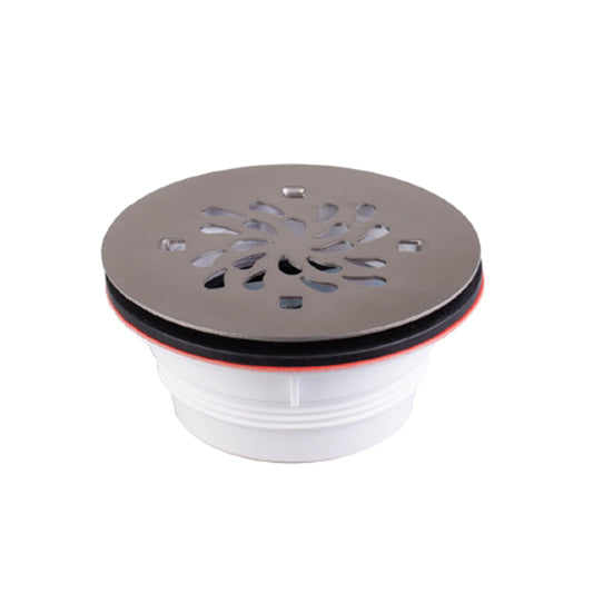 Drain de douche 4 1/4 en acier inoxydable