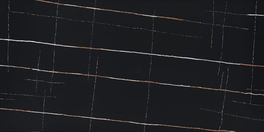 comptoir quartz Nero Marquina Gold 2cm - 3cm Z2237