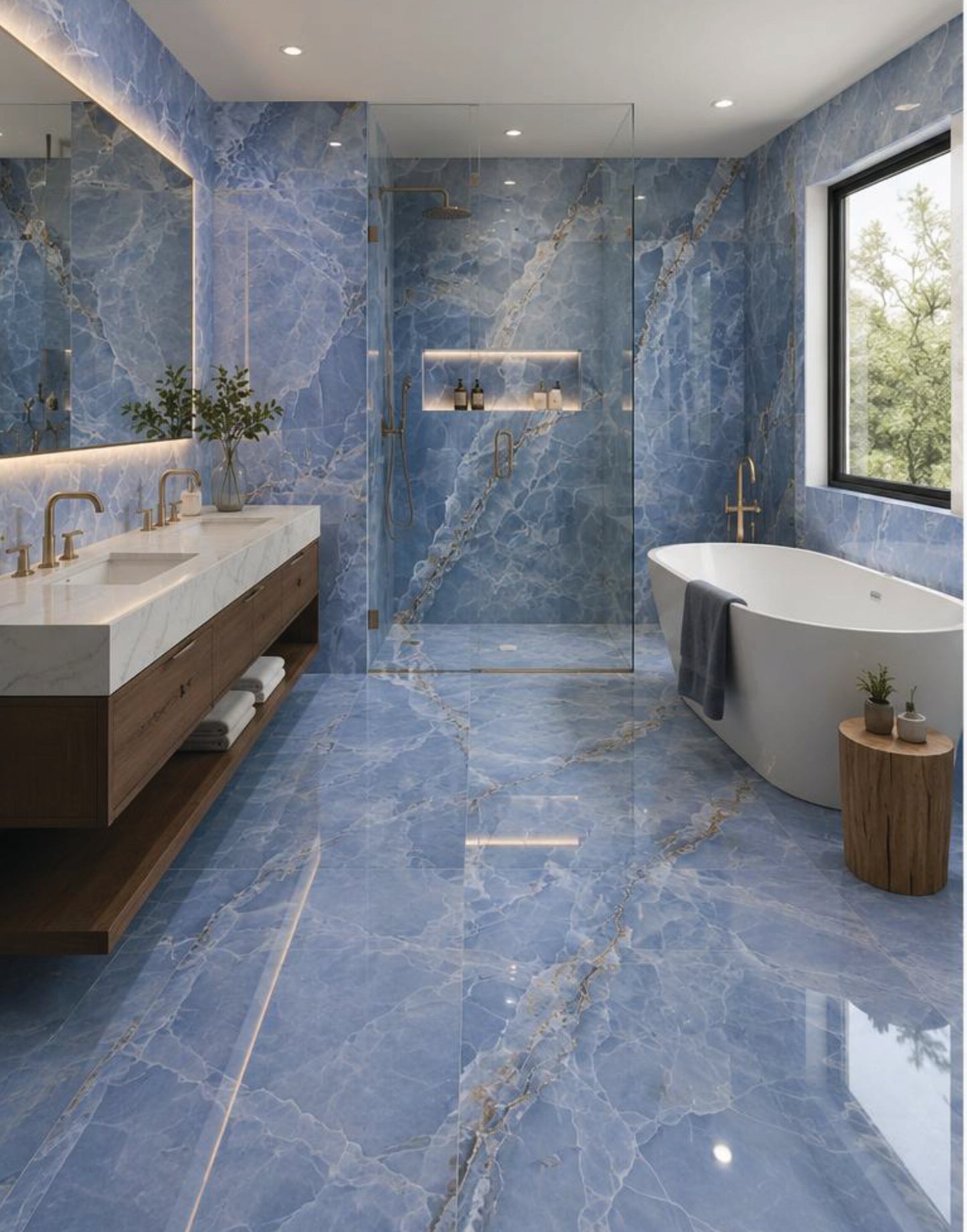 Porcelain Tile OCEAN Collection 2 Sizes 2 Colors 1 Finish