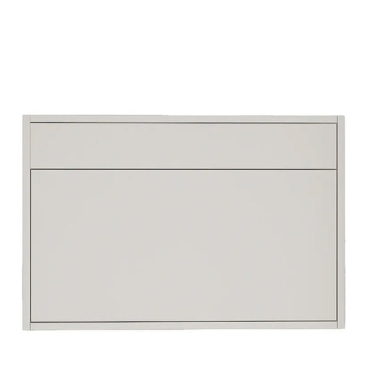 Meuble-lavabo suspendu blanc brillant de 40 po avec 1 tiroir et comptoir