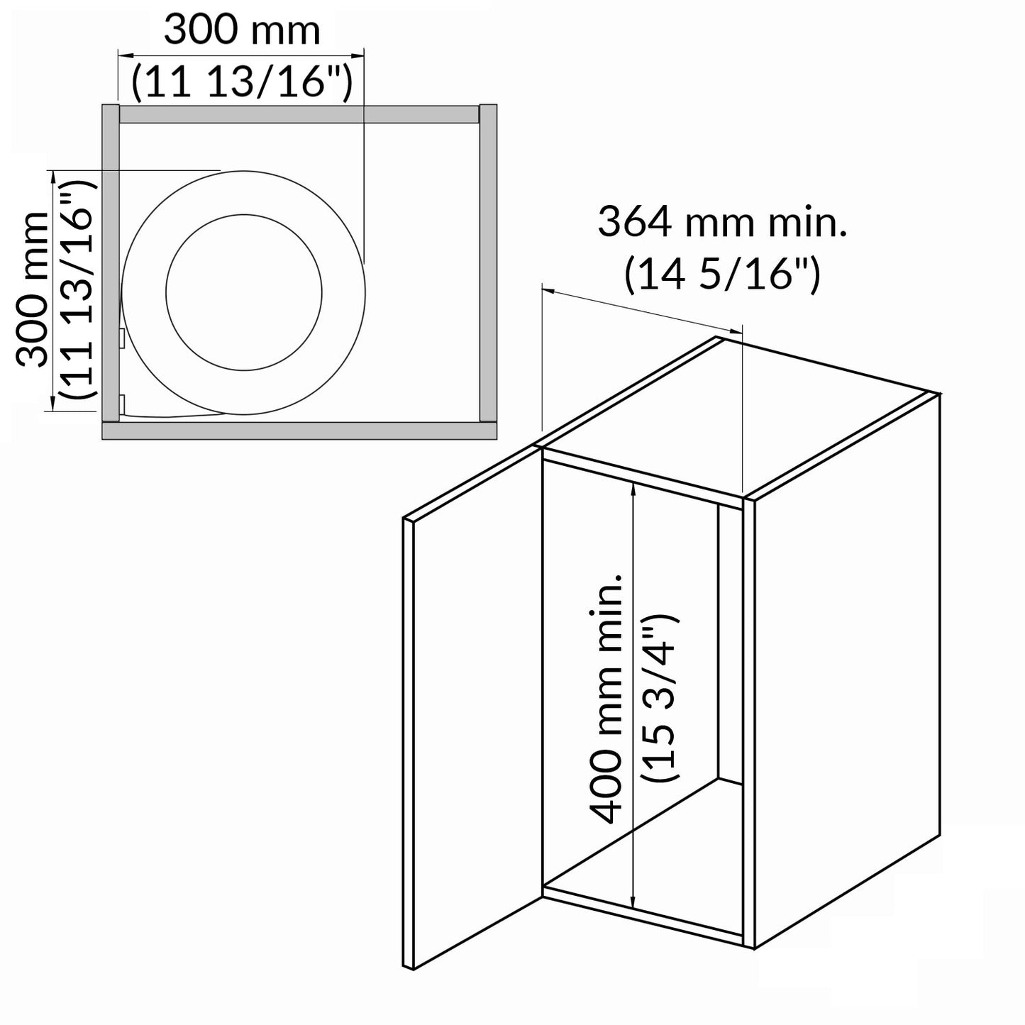 Poubelle ronde pivotante en acier inoxydable et noir, 14 L