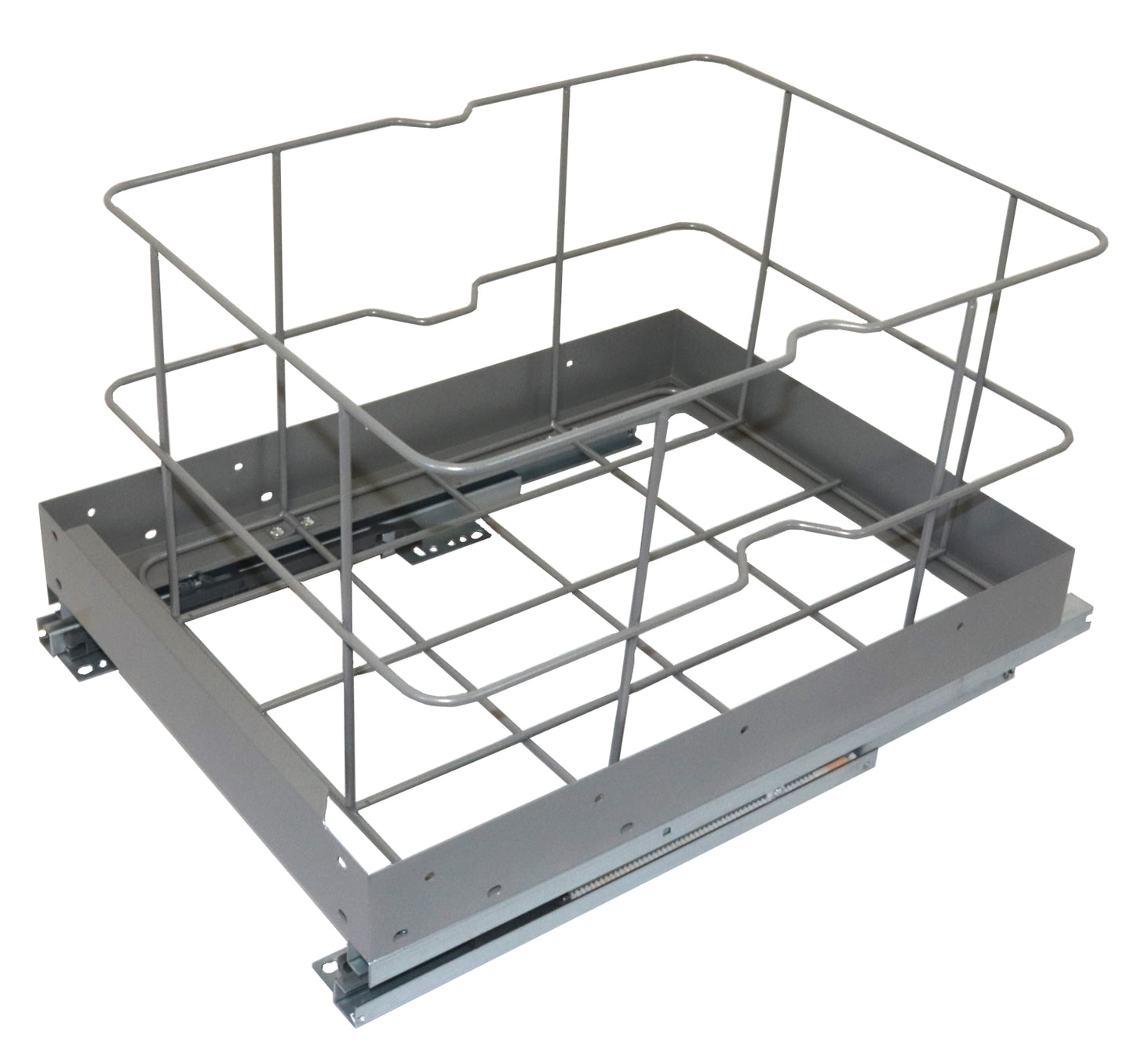 Poubelle coulissante WRB 18 pouces 70L 2 bacs anthracite