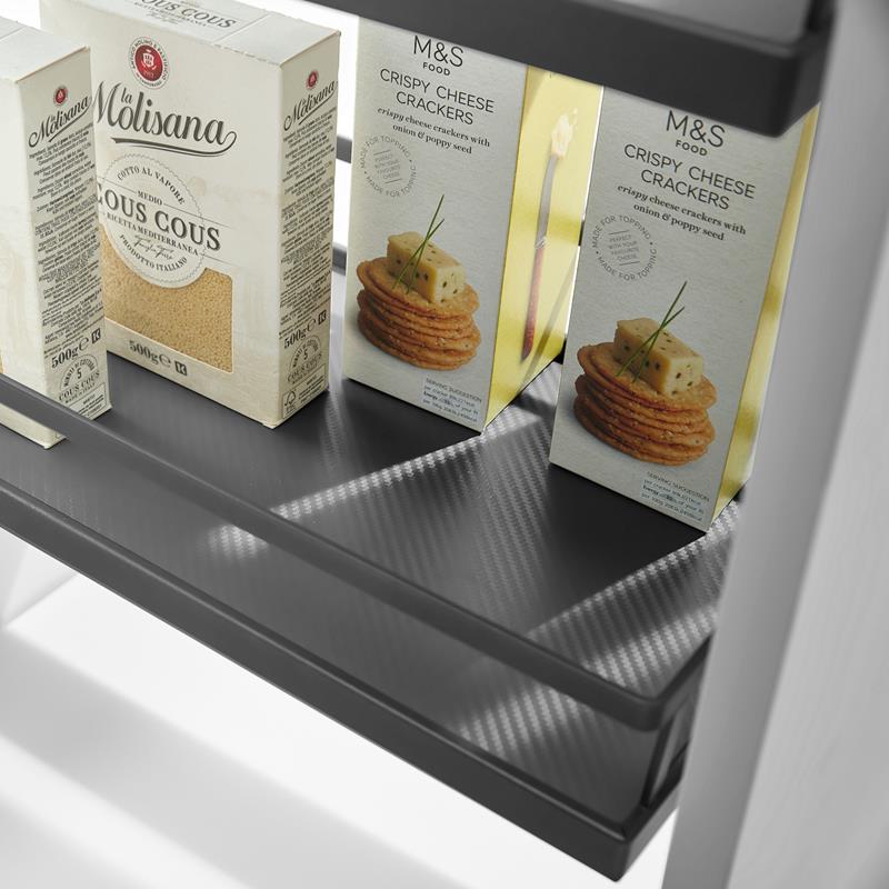 Coulissant étroit Diamond 12" (300mm) 3 tablettes