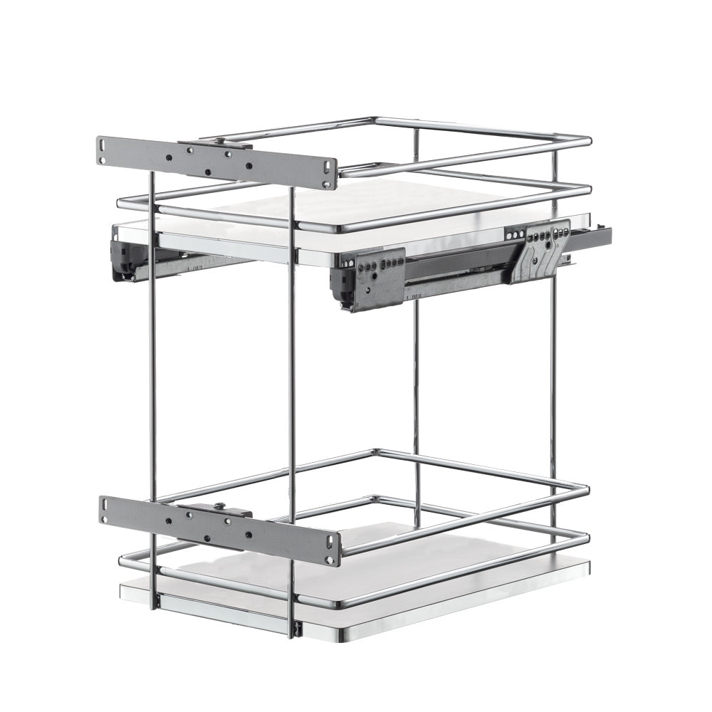  coulissant Large 18 pouces Galaxy  blanc/chrome