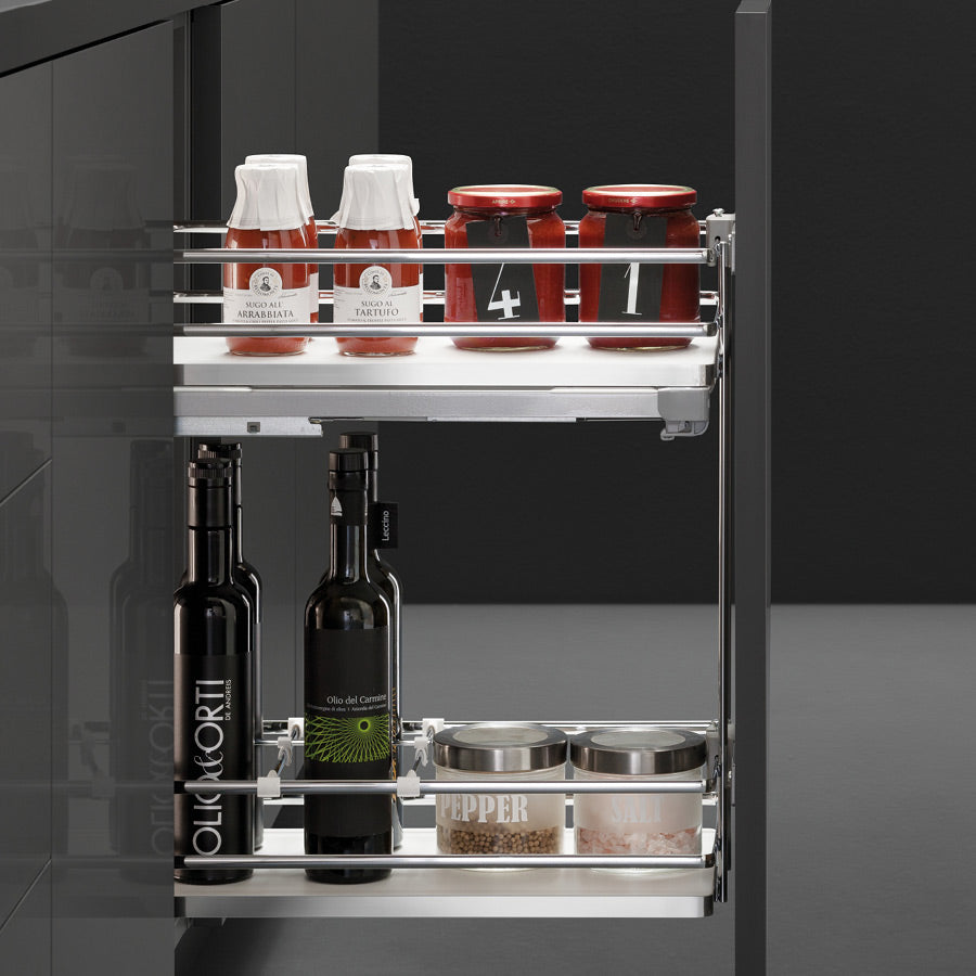  coulissant Large 18 pouces Galaxy  blanc/chrome