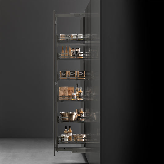 Galaxy pull-out larder unit 40 anthracite - tall