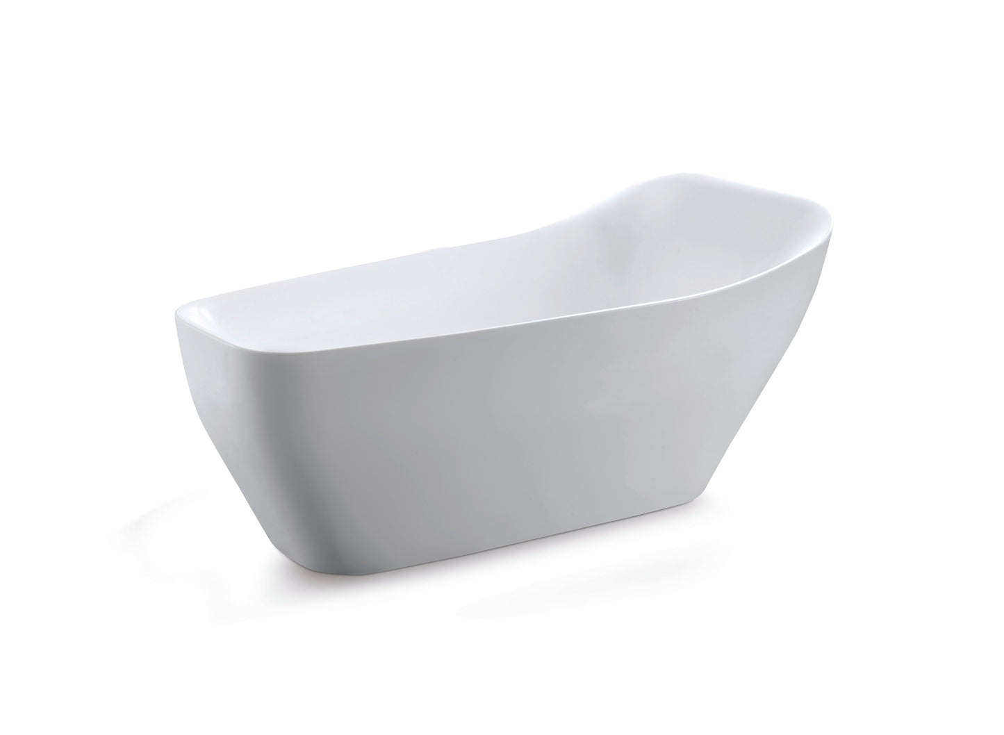 Freestanding Bathtub, White Size: 67×31-1/8×29-1/2 in (1700×790×750mm)