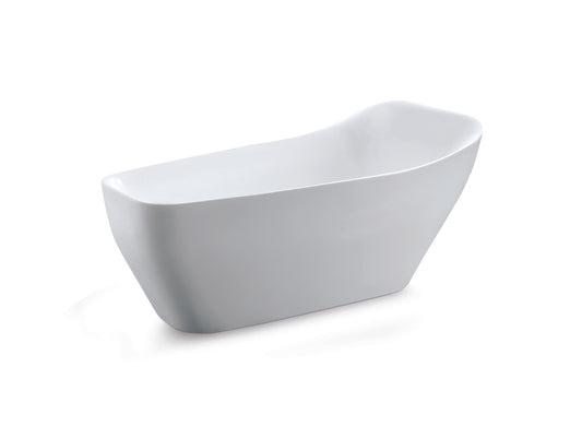 Freestanding Bathtub, White Size: 67×31-1/8×29-1/2 in (1700×790×750mm)