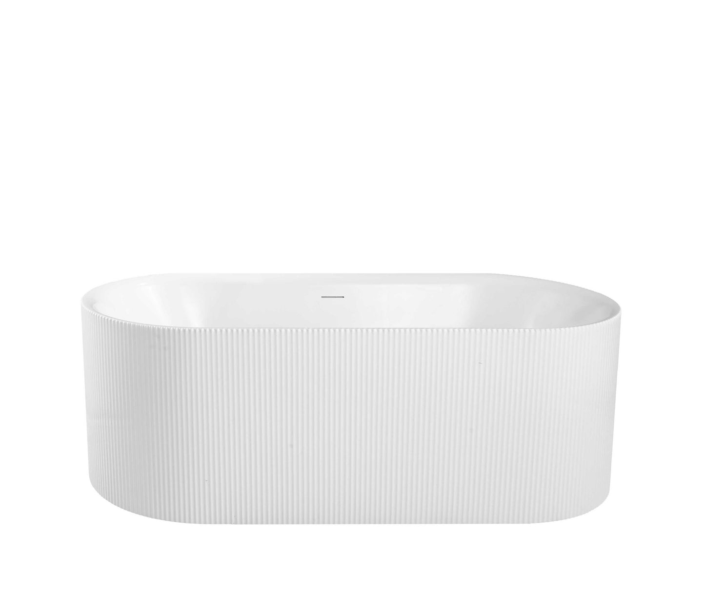 Baignoire autoportante blanc Dimensions : 59×29½×22-4/5 in (1500×750×580mm)