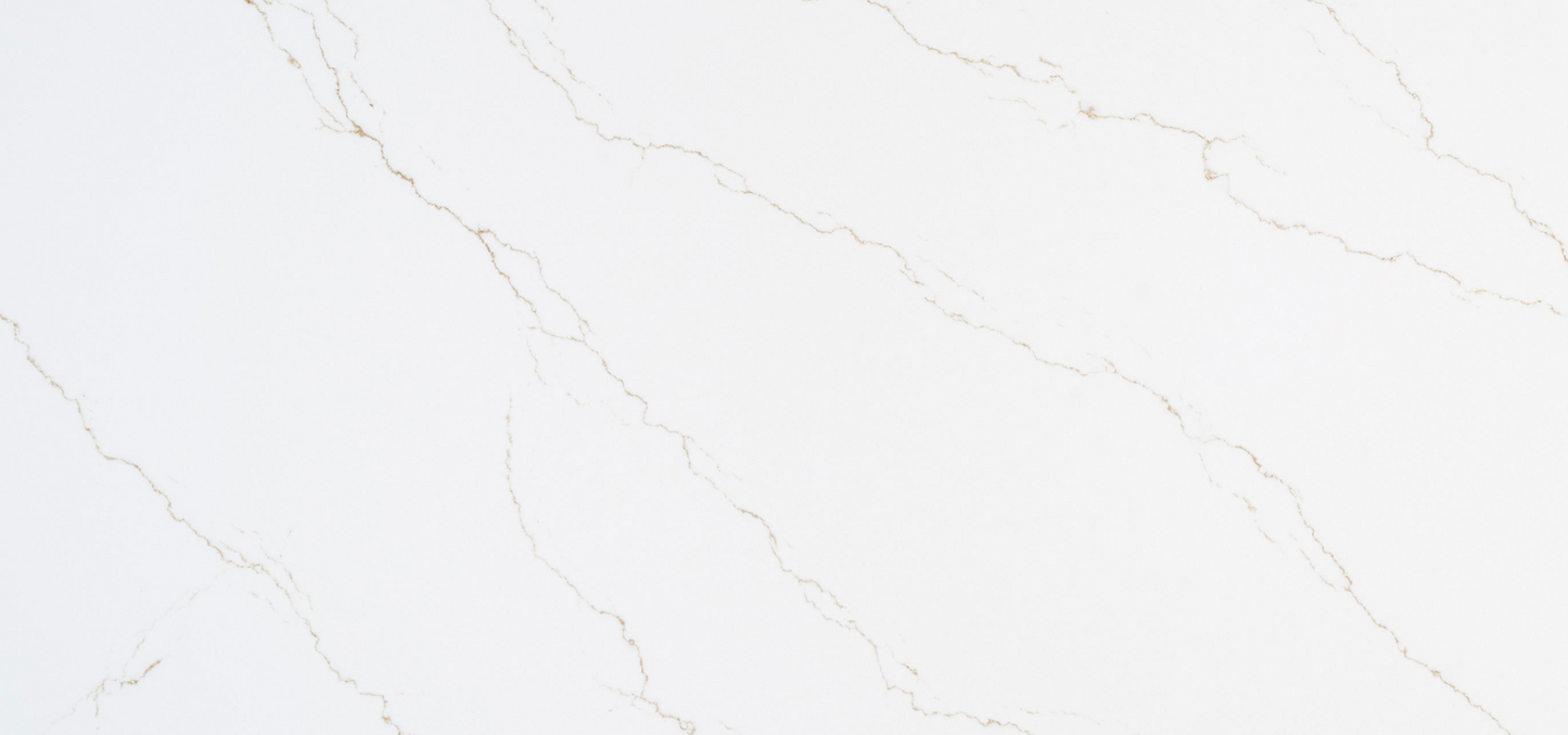 Comptoir en Quartz 2cm - 3cm Calacatta Miraggio Or MSI