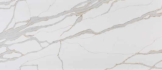 Comptoir en quartz Calacatta Solessio 2-3 cm, 64 x 127 po, MSI