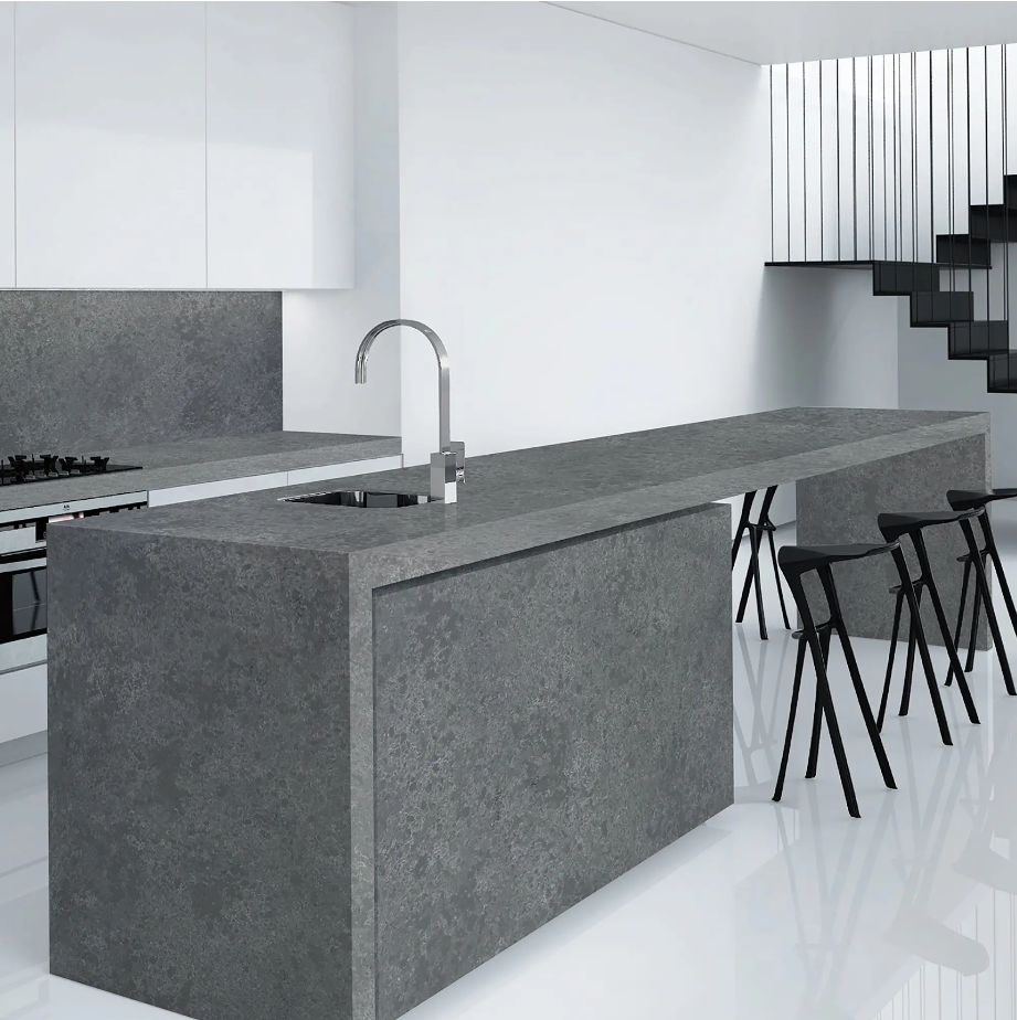 Countertop Quartz 2cm - 3cm TCE 4050 Deep Concrete 63x126 in