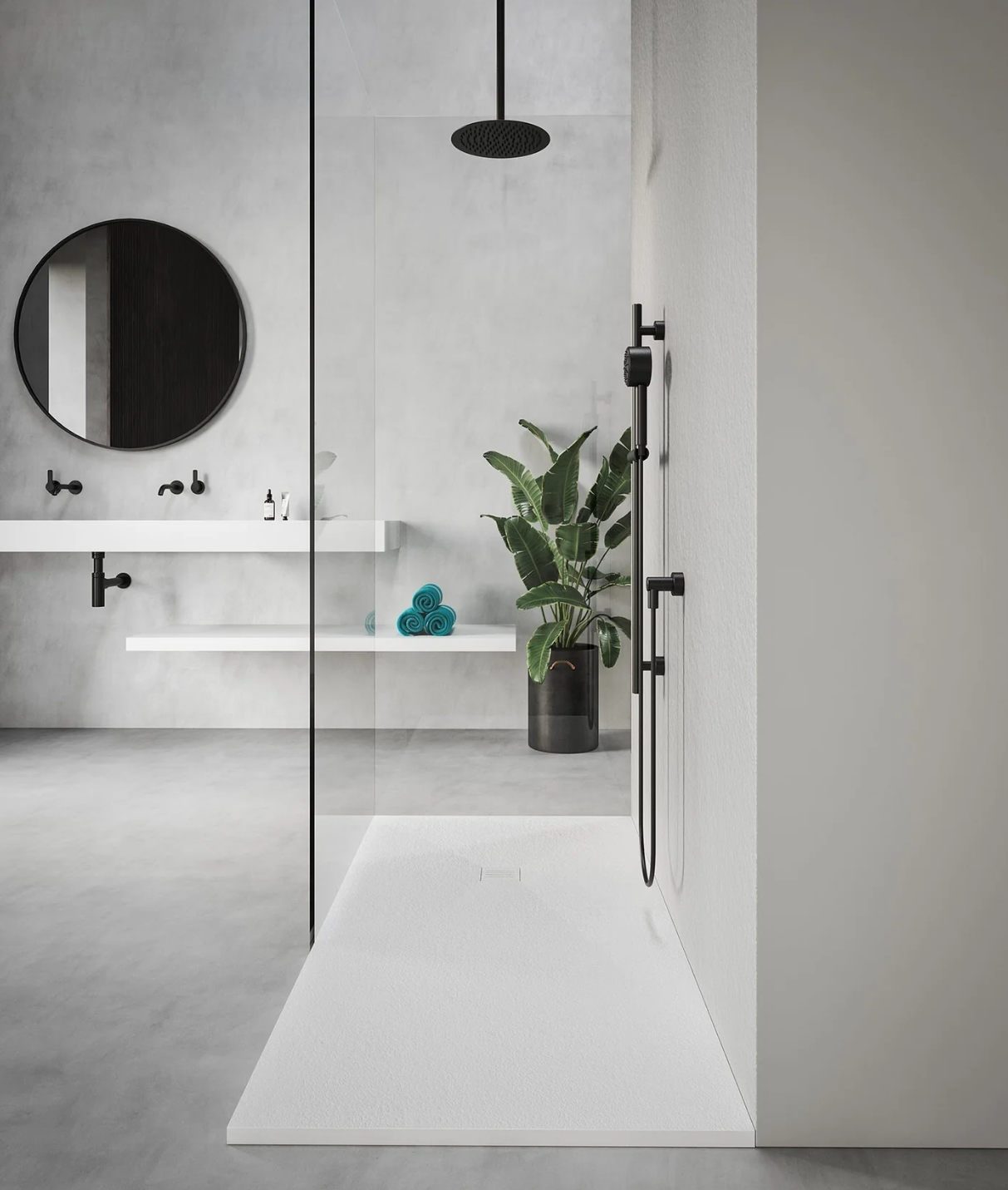 Base de douche ERASTONE 60x36 Marquina