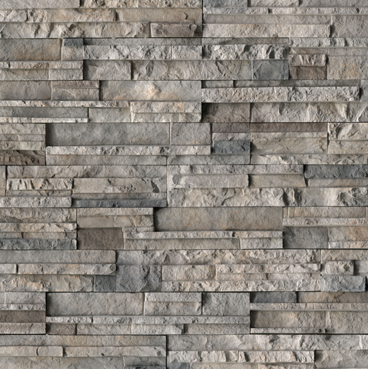 Terrado Collection Ashbury Shadow Stacked Stone Flats
