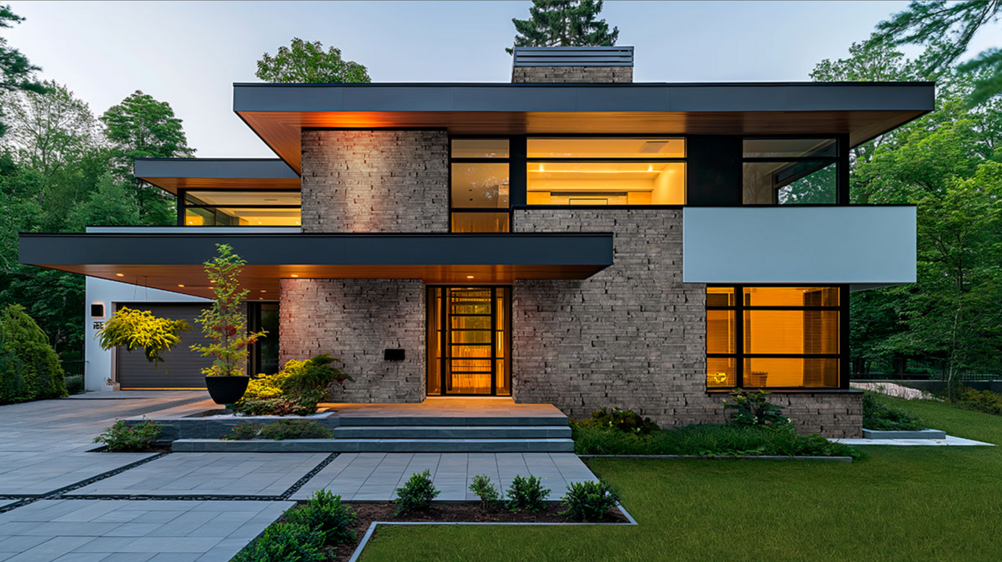 Terrado Collection Sandown Silver Stacked Stone Flats