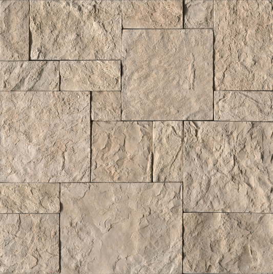Terrado Collection Oakwood Beige Stacked Stone Flats