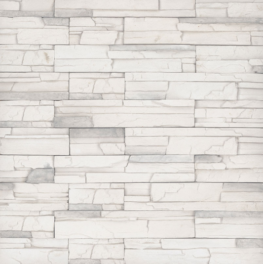 Terrado Collection Copen Snow Stacked Stone Flats