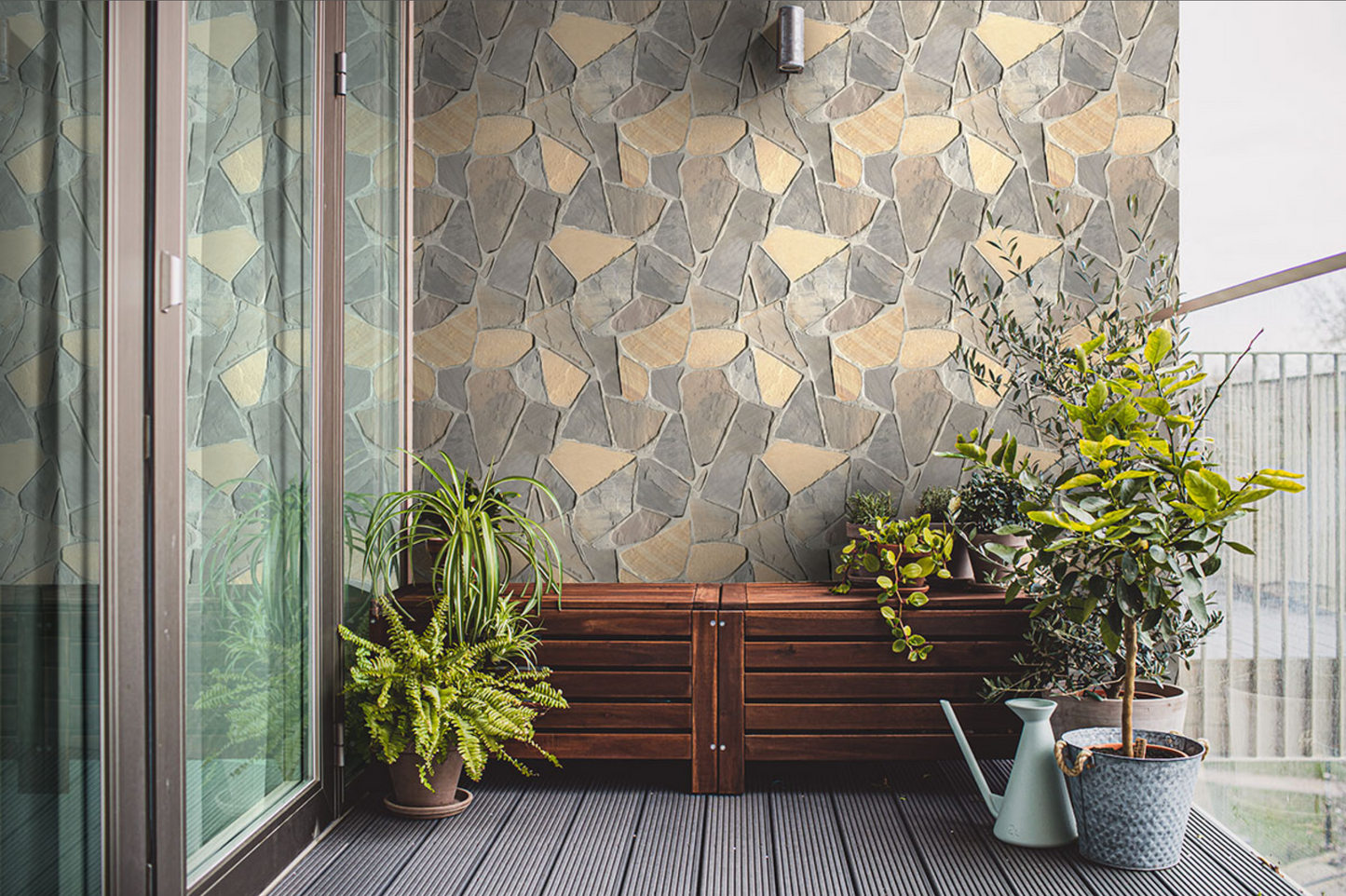 Rockmount Stone Veneers Collection Durham Fall Fieldstone (modules plats)