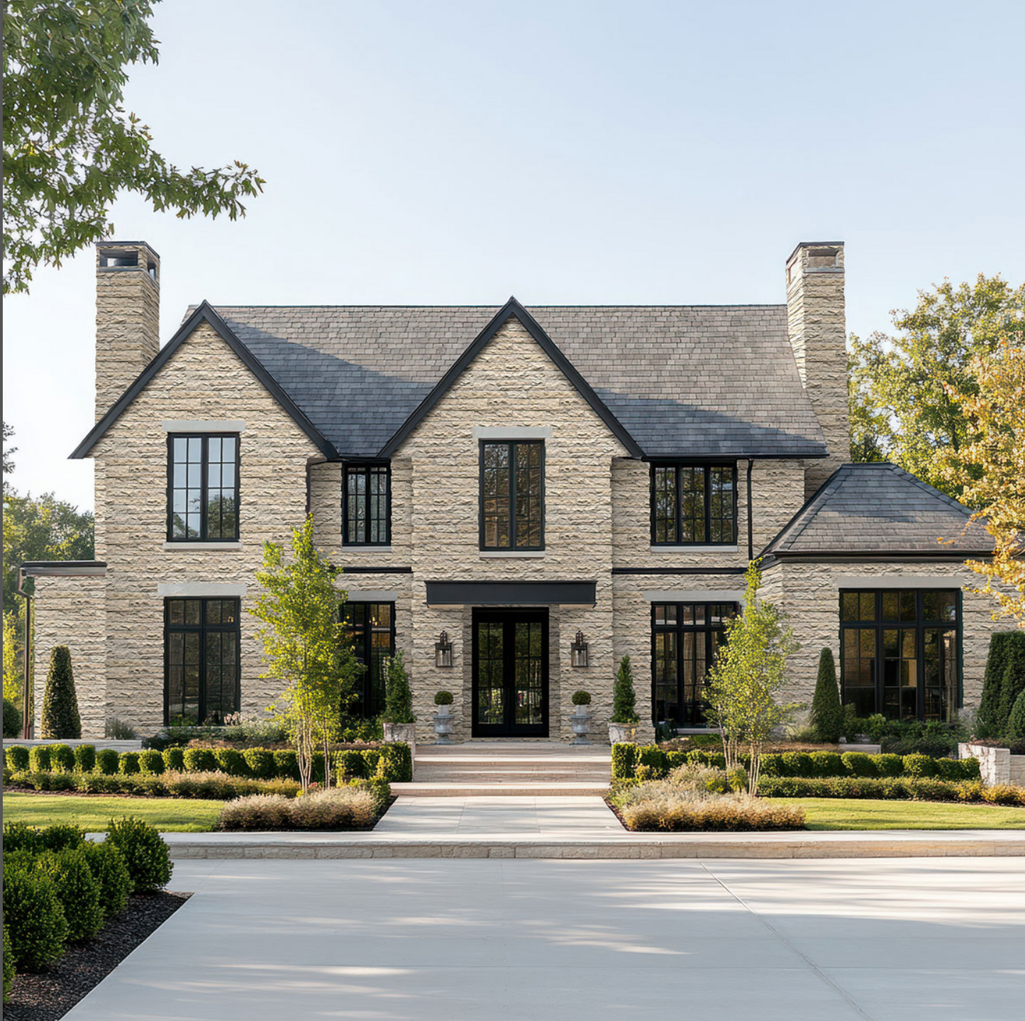 Rockmount Stone Veneers Collection Fossil Rustic Ledgestone (modules plats)