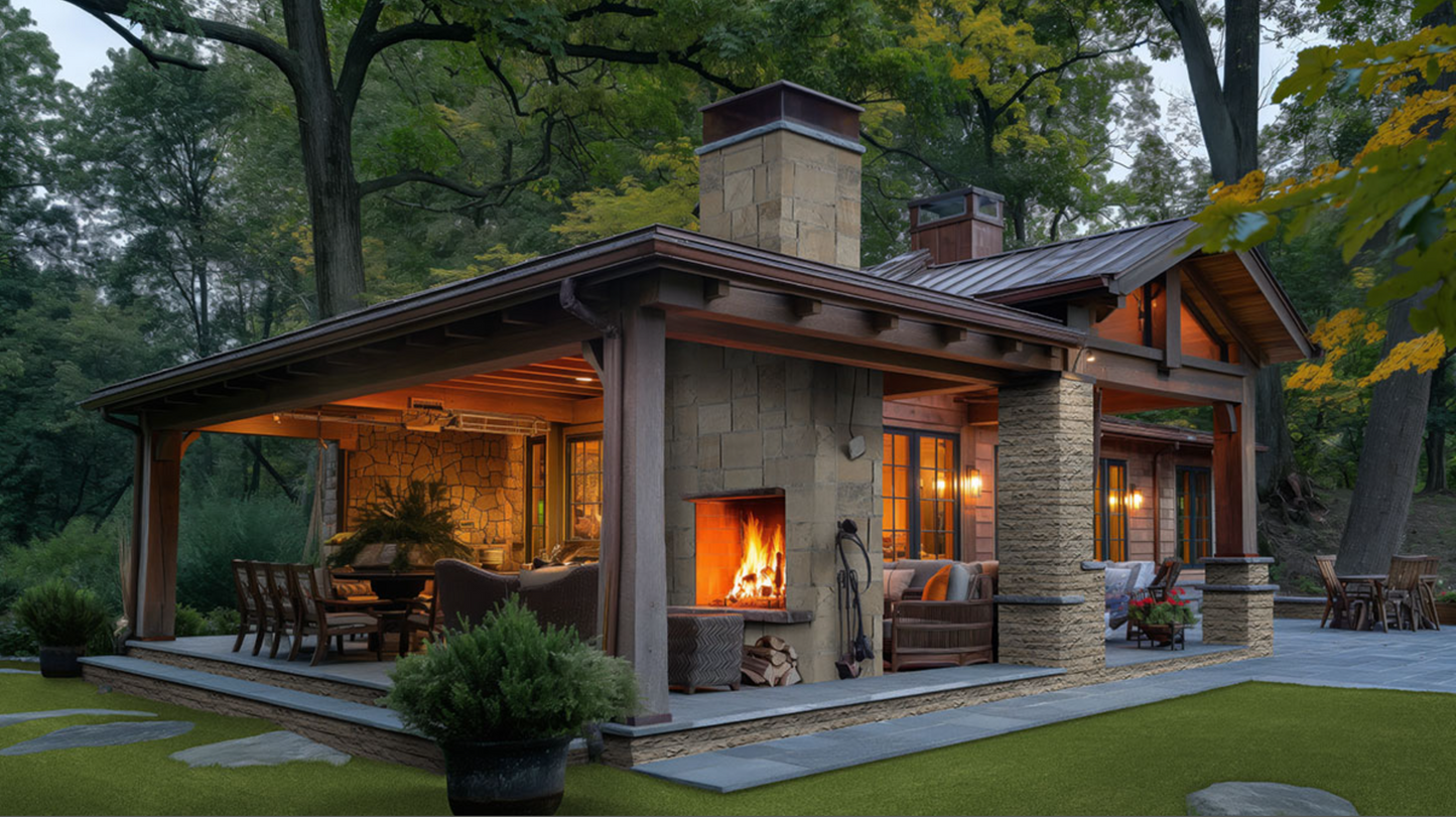 Rockmount Stone Veneers Collection Fossil Rustic Ledgestone (modules plats)